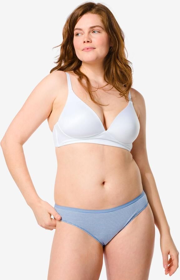 HEMA Damesslip Katoen 2 Stuks Blauw (blauw) - Foto 4