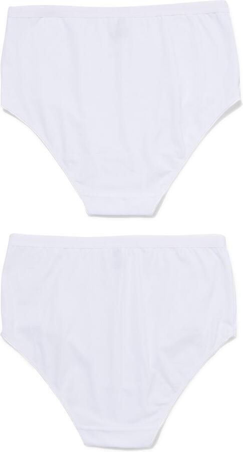 HEMA Dames Tailleslip Katoen 2 Stuks Wit (wit) - Foto 3