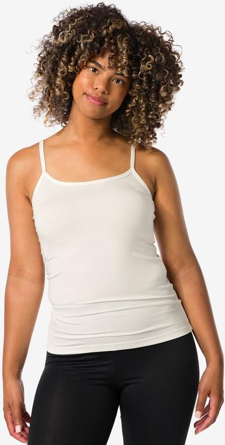 HEMA Dames Temptech Hemd Met Spaghettibandjes Ivoor (ivoor) - Foto 2