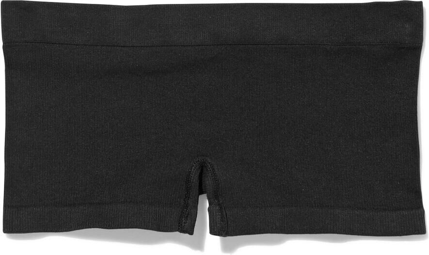 HEMA Damesboxer Naadloos Rib Zwart (zwart)