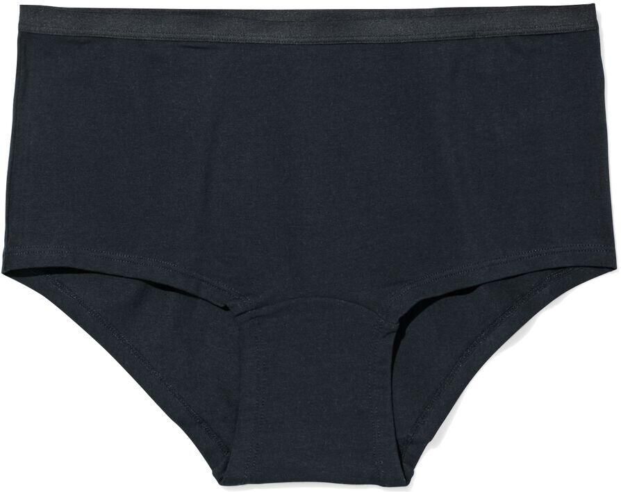 HEMA Damesboxer Perfect Comfort Katoen Zwart (zwart)