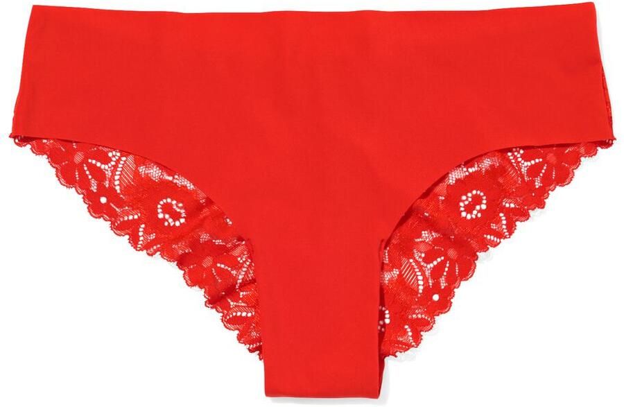 HEMA Damesbrazilian Micro Met Kant Rood (rood)