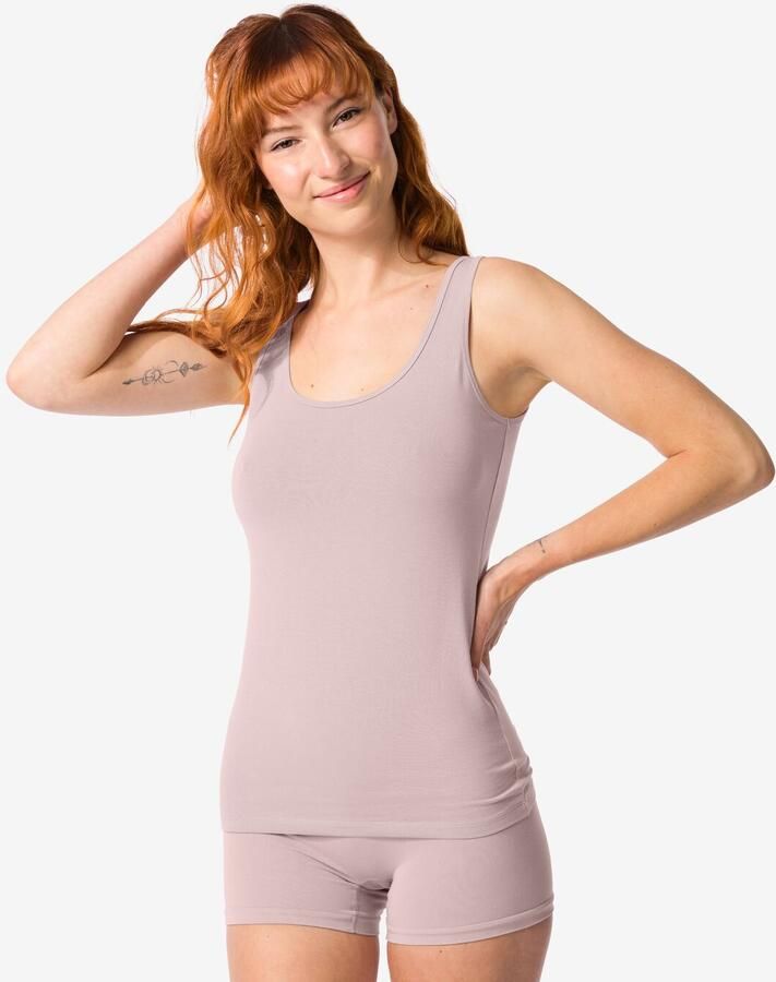 HEMA Dameshemd Katoen Beige (beige) - Foto 2