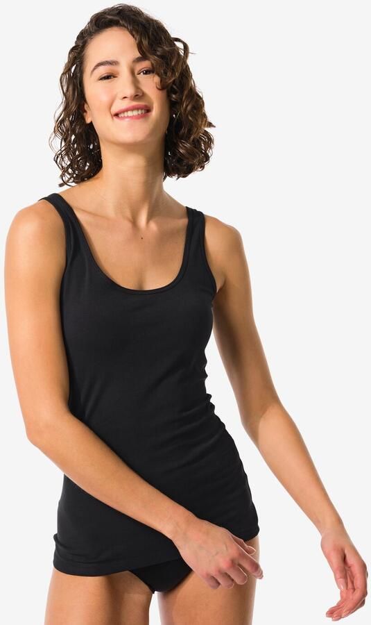 HEMA Dameshemd Katoen Zwart (zwart) - Foto 2