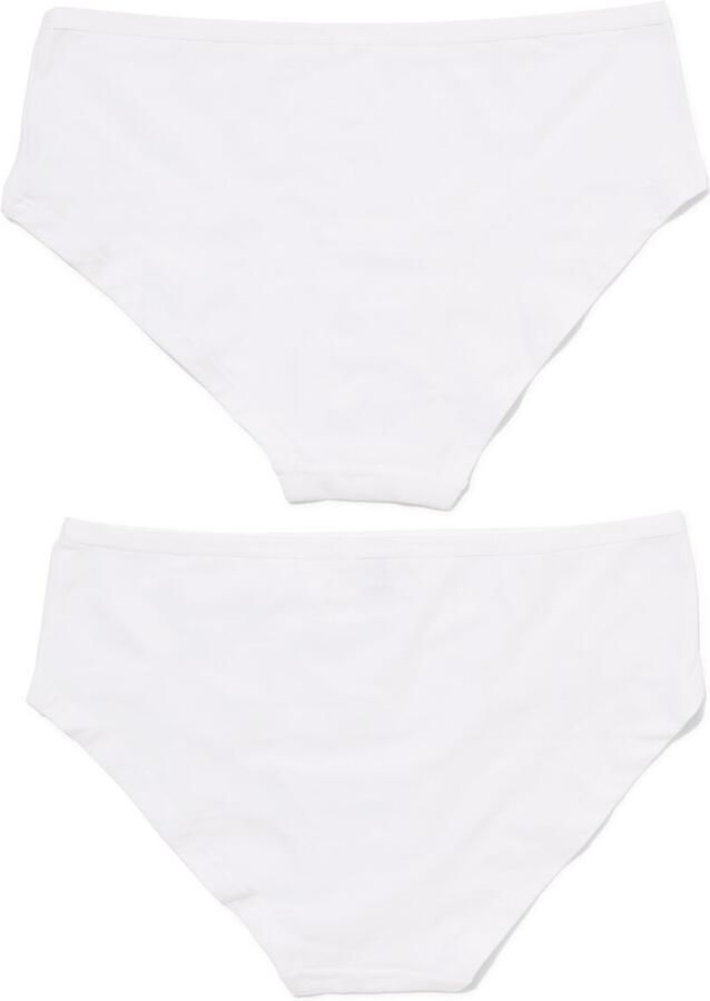 HEMA Dameshipster Katoen 2 Stuks Wit (wit) - Foto 3