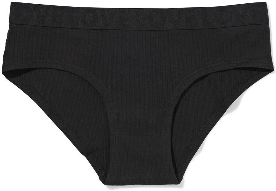 HEMA Dameshipster Katoen Zwart (zwart)