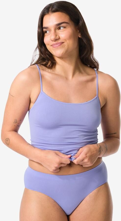 HEMA Dameshipster Naadloos Micro Blauw (blauw) - Foto 2