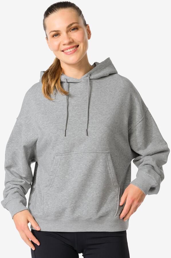 HEMA Dameshoodie Donkergrijs (donkergrijs) - Foto 2