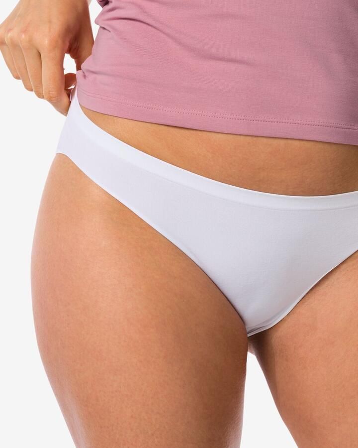 HEMA Damesslip Naadloos Micro Wit (wit) - Foto 2