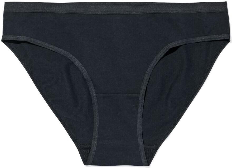 HEMA Damesslip Perfect Comfort Katoen Zwart (zwart)