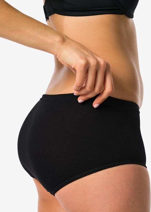HEMA Damesslips Katoen 2 Stuks Zwart (zwart) - Foto 2
