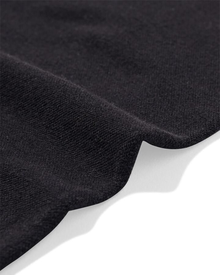 HEMA Licht Corrigerend Hemd Naadloos Katoen Zwart (zwart)