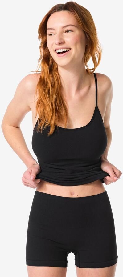 HEMA Licht Corrigerende Shortie Naadloos Katoen Zwart (zwart) - Foto 2