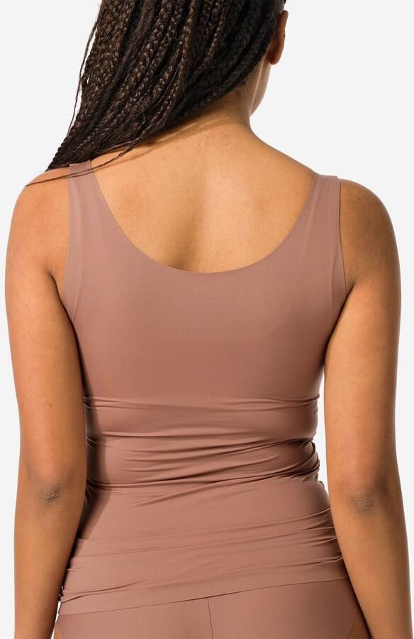 HEMA Medium Corrigerend Dameshemd Second Skin Middenbruin (middenbruin)