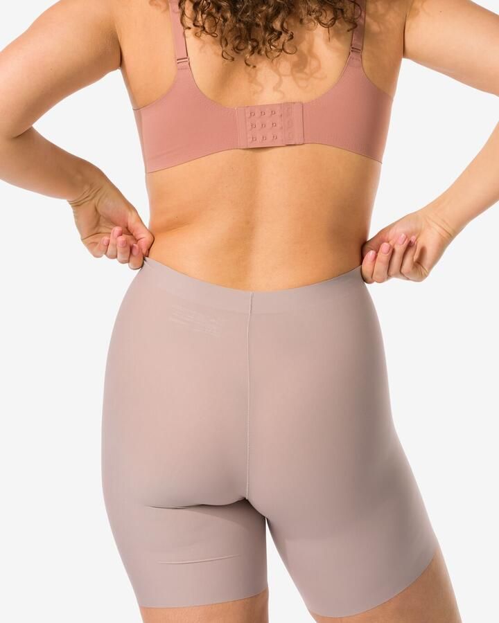 HEMA Medium Corrigerende Biker Hoge Taille Beige (beige) - Foto 3