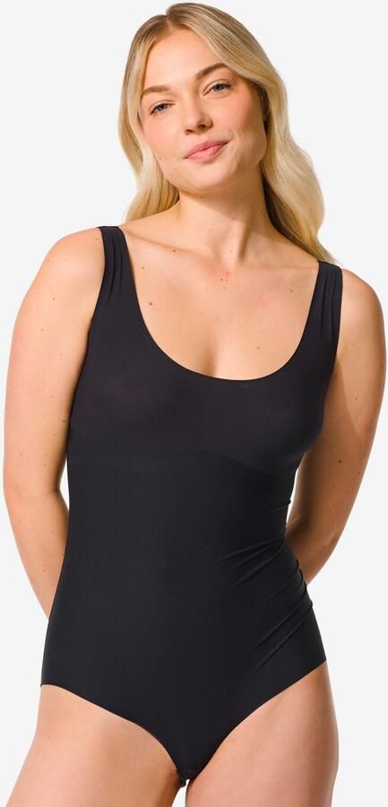 HEMA Medium Corrigerende Damesbody Second Skin Zwart (zwart) - Foto 2