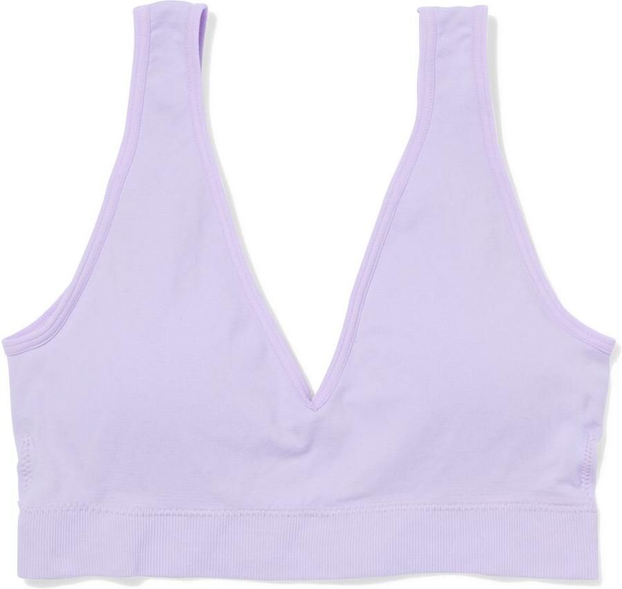 HEMA Naadloze Top Zonder Beugel Lavendel (lavendel) - Foto 2