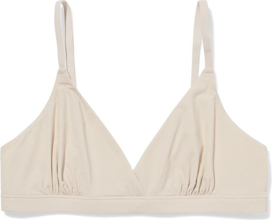 HEMA Triangel Bralette Micro Creme (creme)