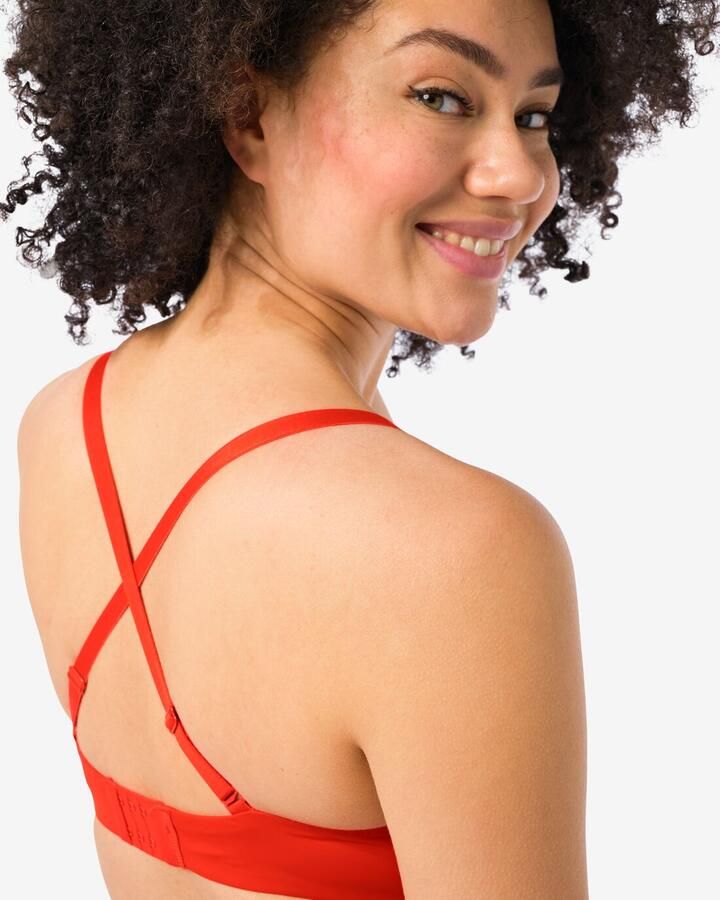 140 Voorgevormde Bh Zonder Beugel Recycled-micro Rood (rood) - Foto 2