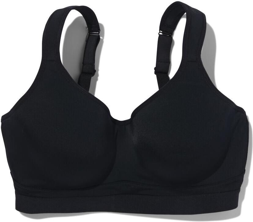 HEMA Voorgevormde Sportbh Heavy Support Met Beugel B-F Zwart (zwart) - Foto 2