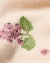 HEMA Baby Sweater Ribvelours Met Ruffles Ecru (ecru) - Thumbnail 2