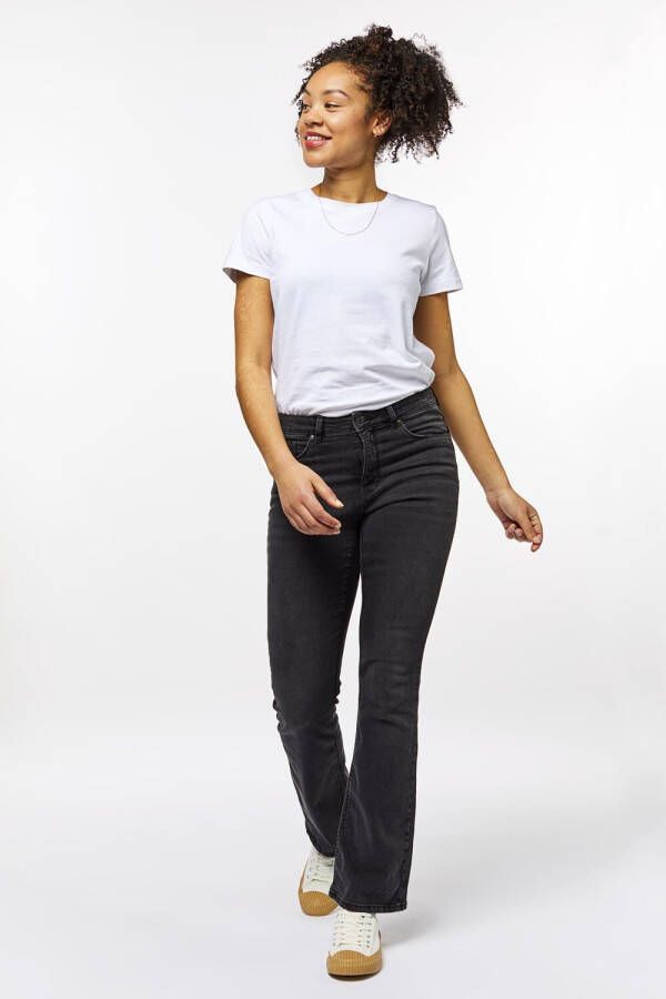 HEMA Dames Jeans Bootcut Shaping Fit Zwart (zwart)