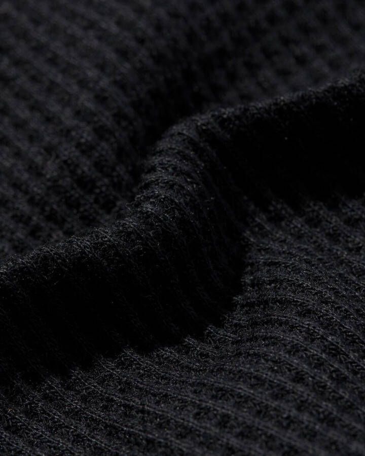 HEMA Dames Pyjama Jersey flanel Zwart (zwart)