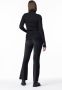 HEMA Dames Top Met Col Zwart (zwart) - Thumbnail 2