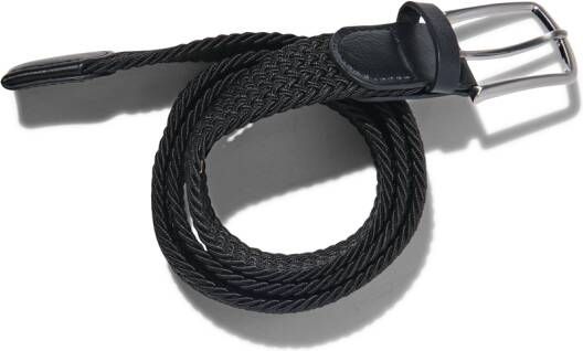 HEMA Gevlochten Elastische Heren Riem 3.5cm Blauw (blauw)