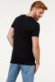 HEMA Heren T-shirt Slim Fit V-hals Extra Lang Zwart (zwart) - Thumbnail 2