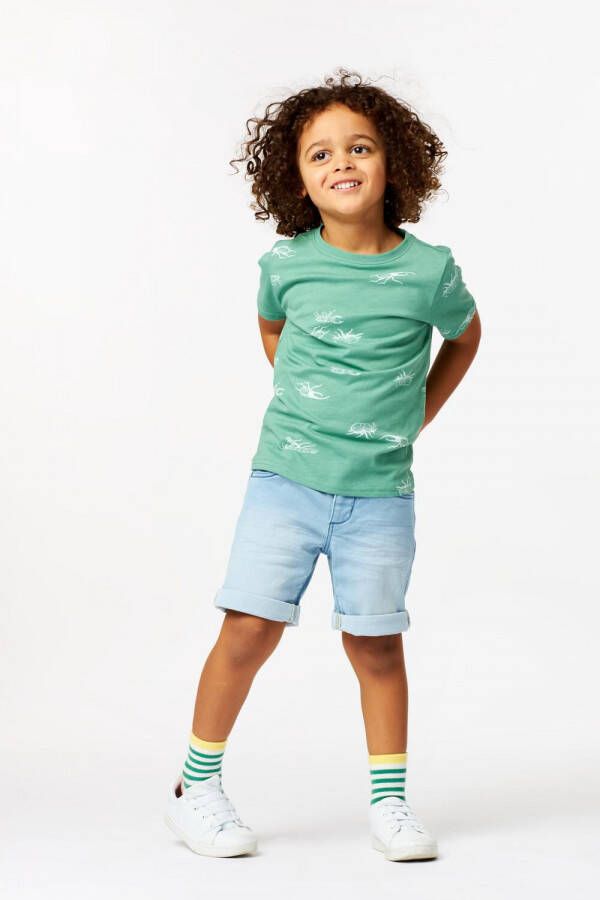 HEMA Kindershort Jogdenim Lichtblauw (lichtblauw)