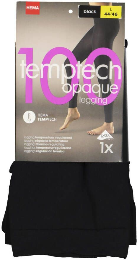 HEMA Temp Tech Legging 100denier Zwart (zwart)