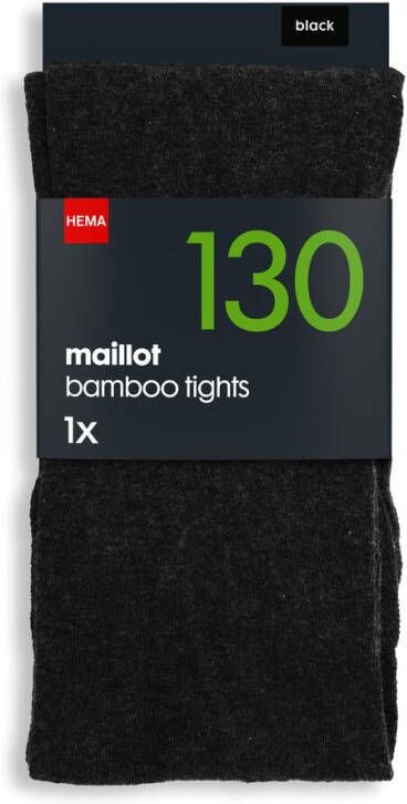 HEMA Maillot Bamboe 130denier Zwart (zwart)