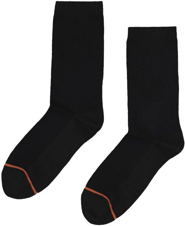 HEMA 2-pak Damessokken Warm Feet Zwart (zwart)