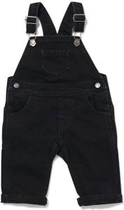 HEMA Baby Denim Tuinbroek Zwart (zwart)