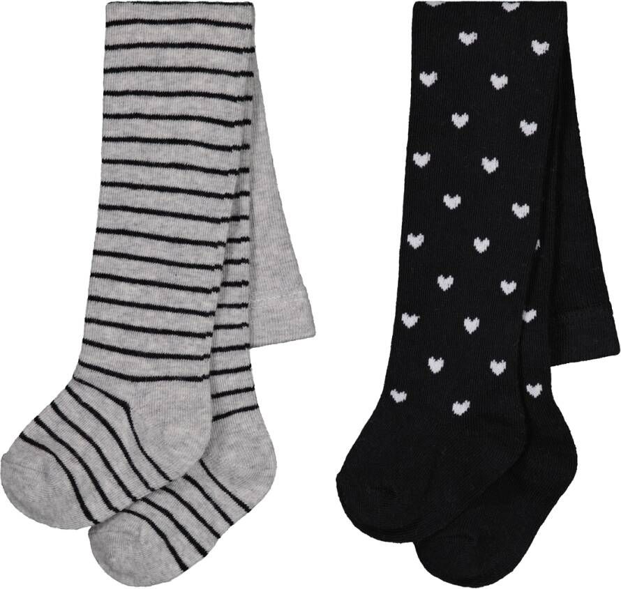 HEMA Baby Maillots Met Katoen 2 Stuks (zwart)