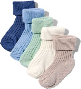 HEMA Baby Sokken Met Bamboe 5 Paar (blauw)