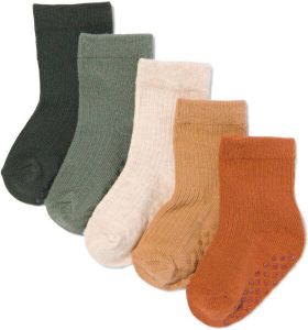 HEMA Baby Sokken Met Katoen 5 Paar Bruin (bruin)
