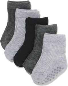 HEMA Baby Sokken Met Katoen 5 Paar Grijs (grijs)