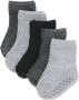 HEMA Baby Sokken Met Katoen 5 Paar Grijs (grijs) - Thumbnail 1