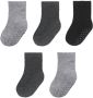 HEMA Baby Sokken Met Katoen 5 Paar Grijs (grijs) - Thumbnail 1