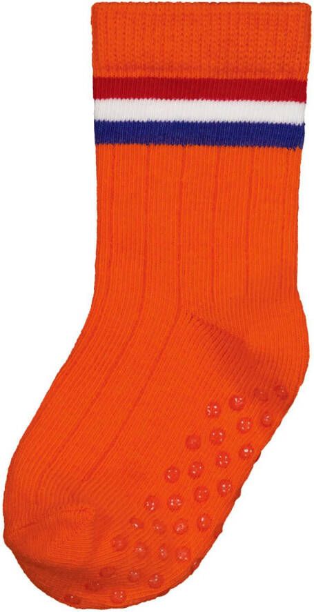 HEMA Baby Sokken Rib WK Oranje (oranje)
