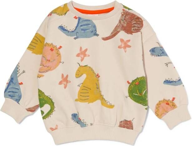 HEMA Baby Sweater Draken Ecru (ecru)