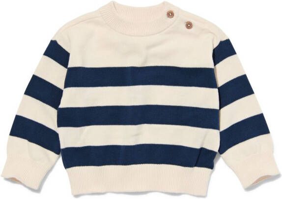 HEMA Baby Trui Strepen Blauw blauw Kledingwinkel