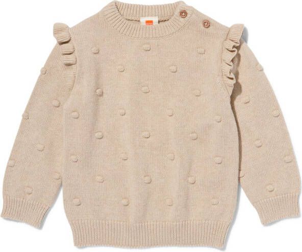 HEMA Baby Trui Structuur Zand zand Kledingwinkel