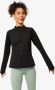 HEMA Dames Fleece Sportshirt Zwart (zwart) - Thumbnail 1