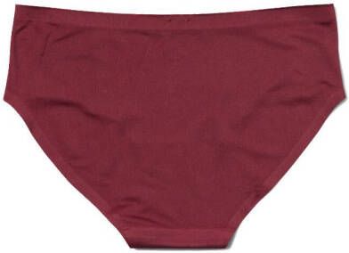 HEMA Dames Hipster Second Skin Micro Donkerrood (donkerrood)