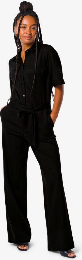 HEMA Dames Jumpsuit Wendy Zwart (zwart)