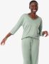 HEMA Dames Nachtshirt Met Viscose Groen (groen) - Thumbnail 1