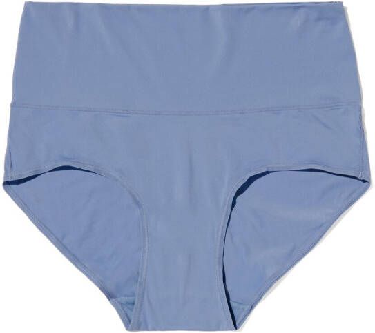 HEMA Dames Slip Met Hoge Taille Ultimate Comfort Blauw (blauw)